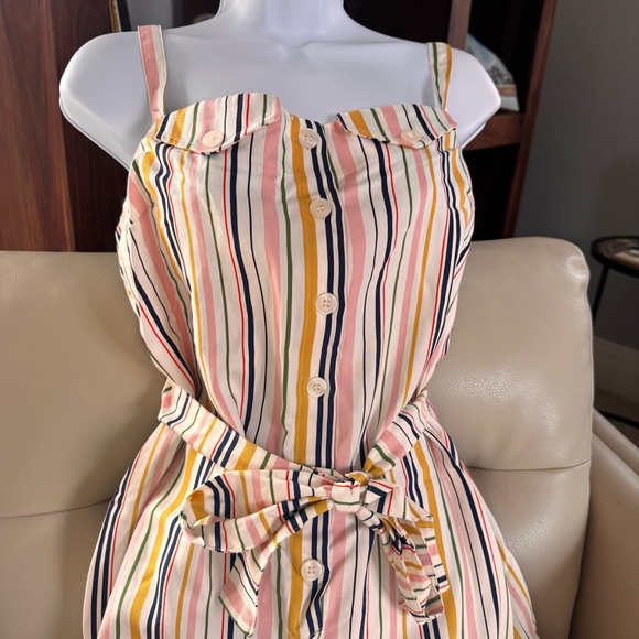 Maeve Easy Sleeveless Shirting Jumpsuit - Picture 5 of 6